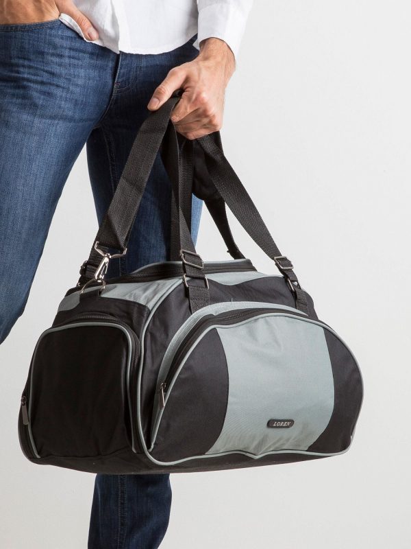 Black Men's Sports Bag