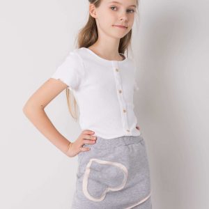 Gray shorts for girl DODO KIDS