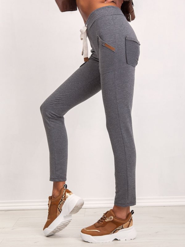 Dark Grey Pixel Trousers