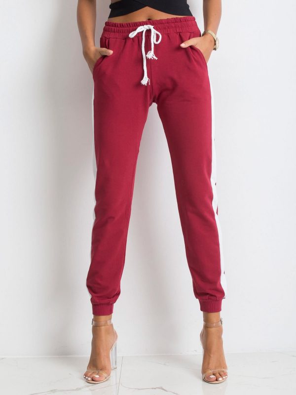 Burgundy Carter pants