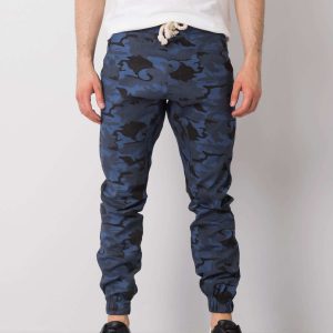 Dark Blue Jaxon Men's Camouflage Pants