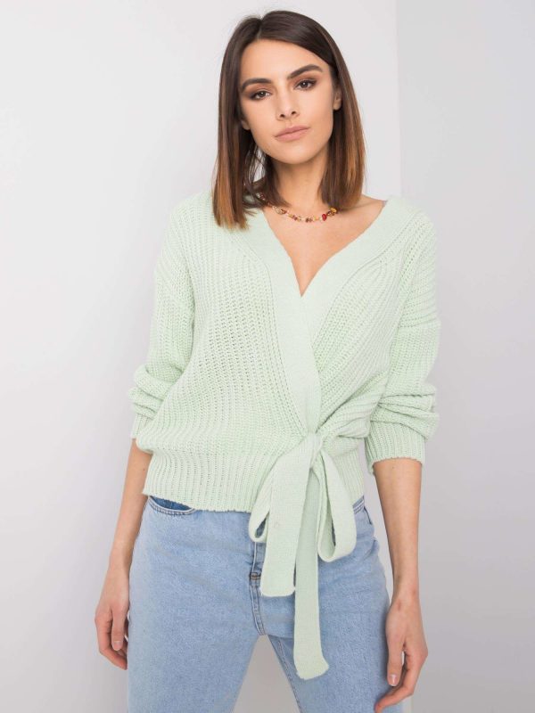 Light green sweater Daisy RUE PARIS