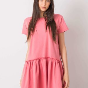 Pink Cammie Ruffle Dress