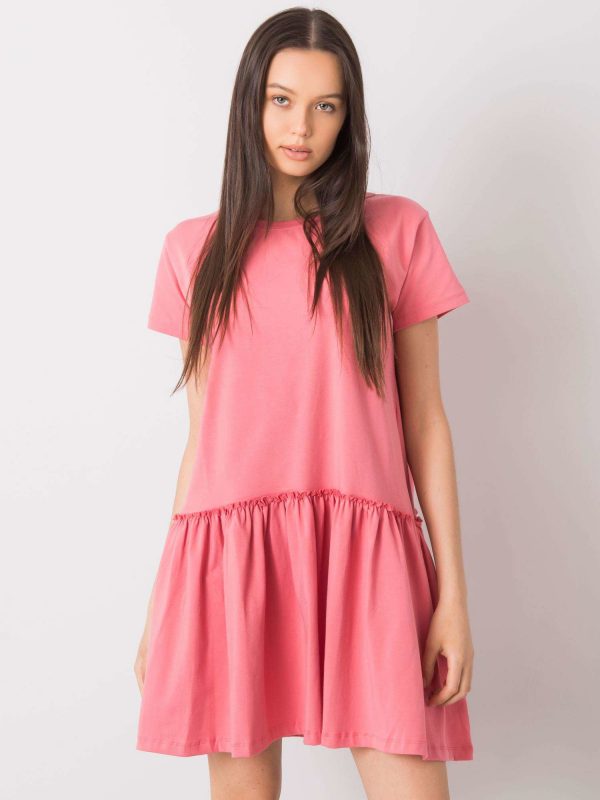 Pink Cammie Ruffle Dress