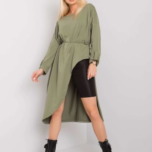 Khaki cotton tunic oversize Brenda