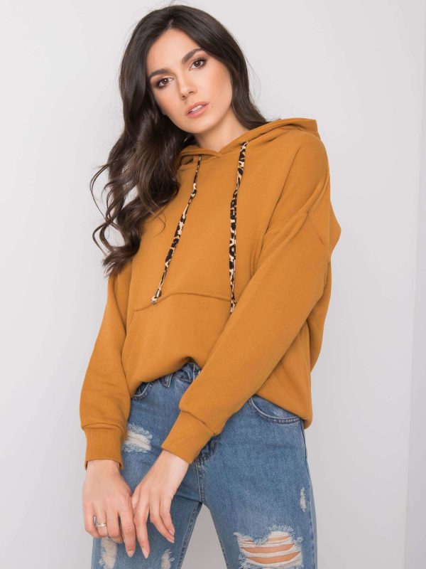 Brown kangaroo sweatshirt Cintia RUE PARIS