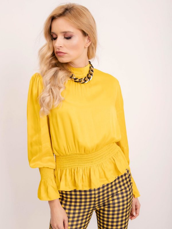 BSL Yellow Elegant Blouse