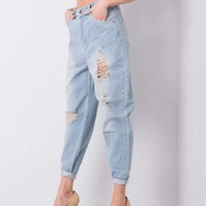 Light blue mom fit pants Malani RUE PARIS