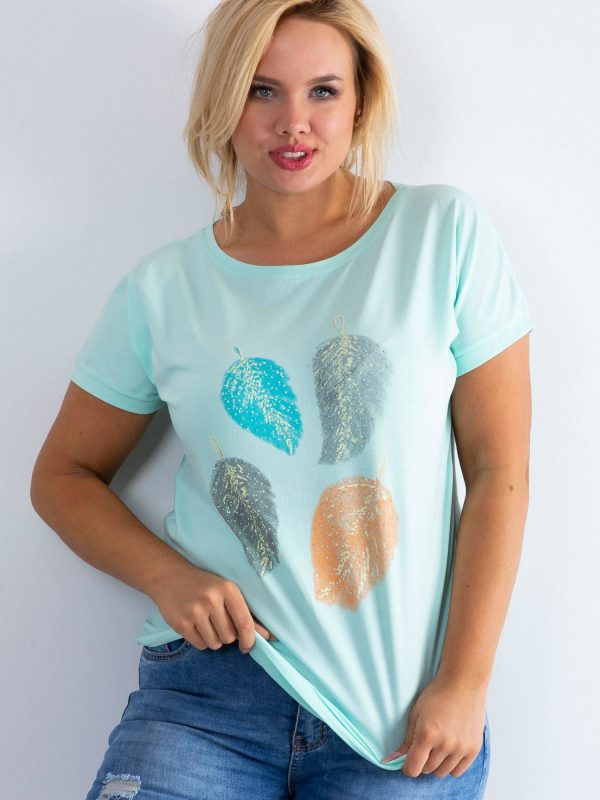 Mint t-shirt plus size Moving