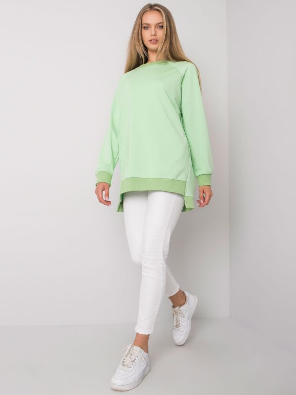 Ruari Pistachio Hoodless Sweatshirt