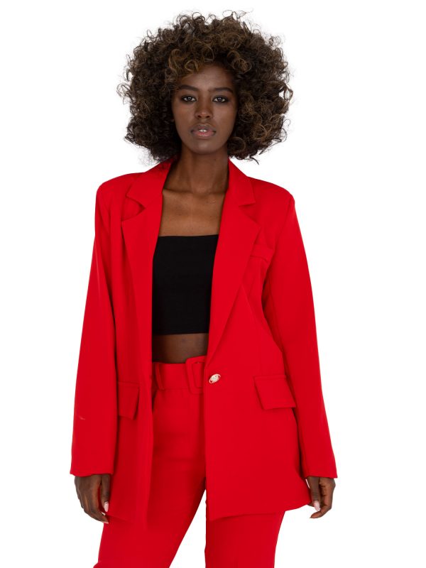 Veracruz Women's Red Classic Blazer