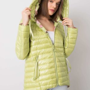 Light green double-sided jacket Laura