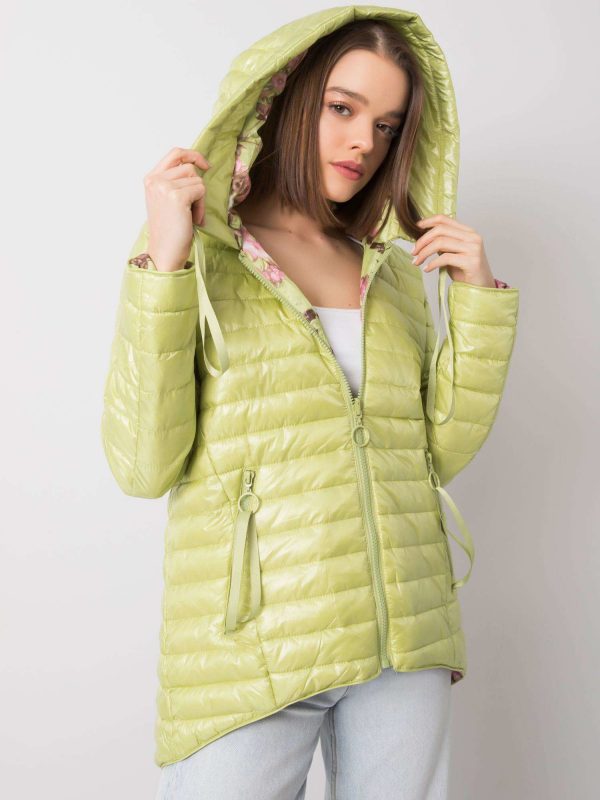 Light green double-sided jacket Laura