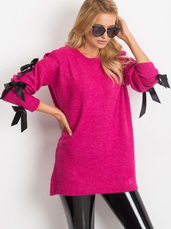 RUE PARIS Fuchsia sweater Montana