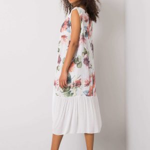 Olympia White Floral Dress