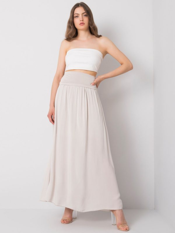 Beige maxi skirt Clarence OCH BELLA