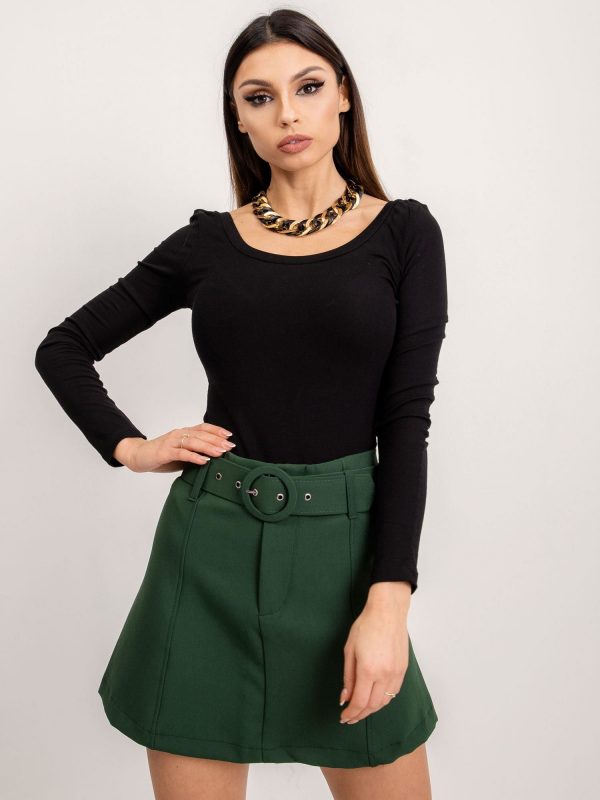 BSL Dark green skirt with belt