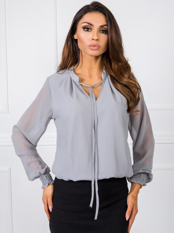 Grey blouse Essie RUE PARIS