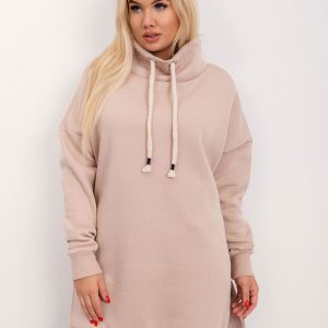 Beige tunic plus size Samantha