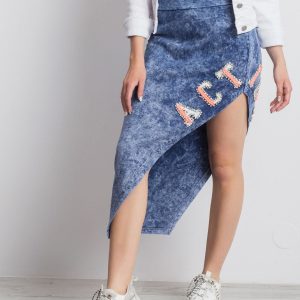 Blue Ditsy Skirt