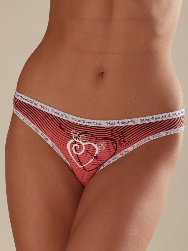 Coral Printed Women's Panties