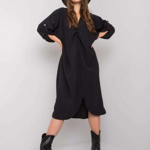 Black Dorsey Loose Dress