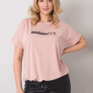 Mavis Dirty Pink Plus Size Blouse