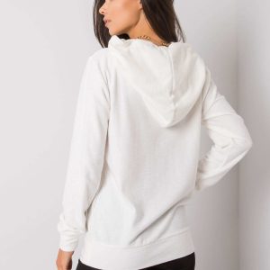 Ecru kangaroo sweatshirt Eyana FOR FITNESS