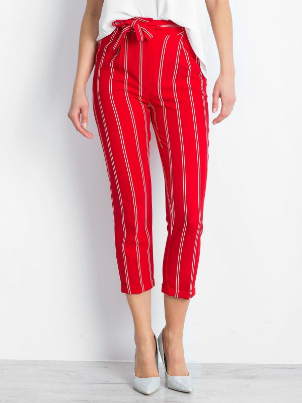 Red Bespoke Pants