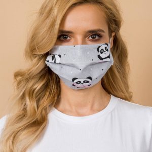 Light Grey Protective Mask in Pandas