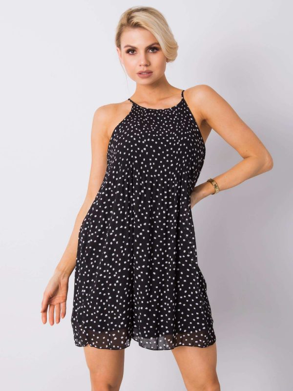 Black dress with patterns Sage SUBLEVEL