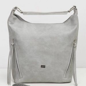 Grey city bag shoulder bag