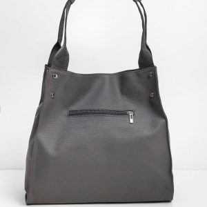 Silver Grey Animal Pattern Handbag