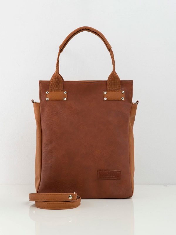 Camel brown women's handbag