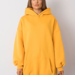 Bright orange long kangaroo sweatshirt Roselle