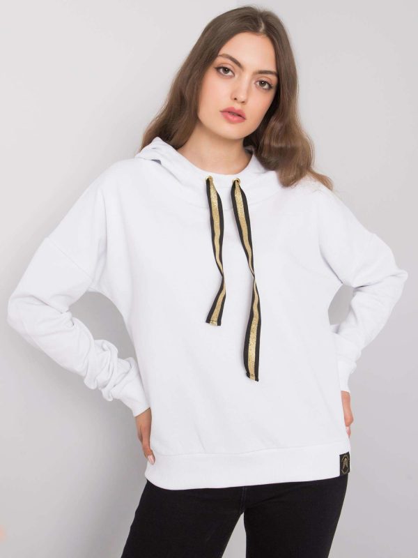 Wisby White Hoodie