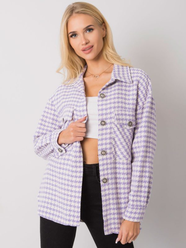 Purple Shinda Patterned Shirt