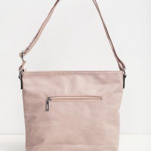 Pink bag with zippers