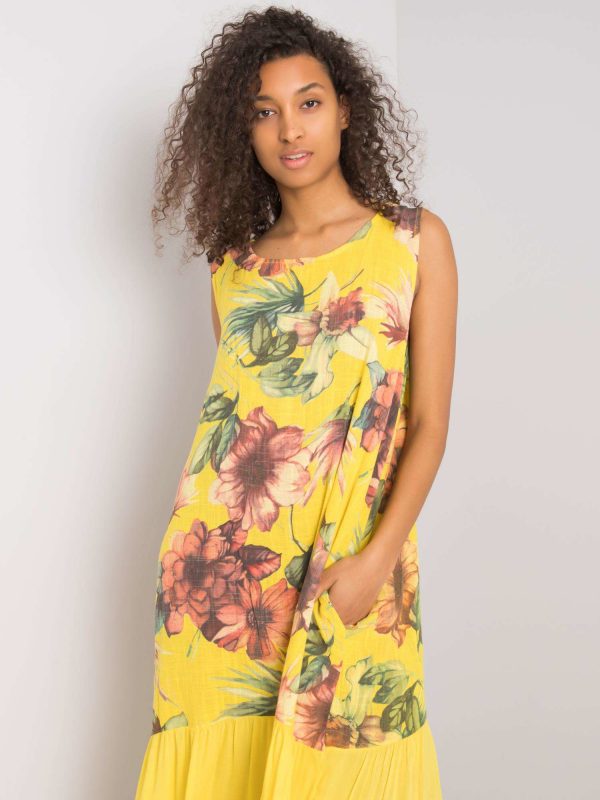 Yellow Olympia Floral Dress