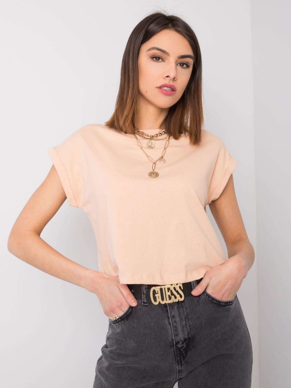 Peach t-shirt Eva RUE PARIS