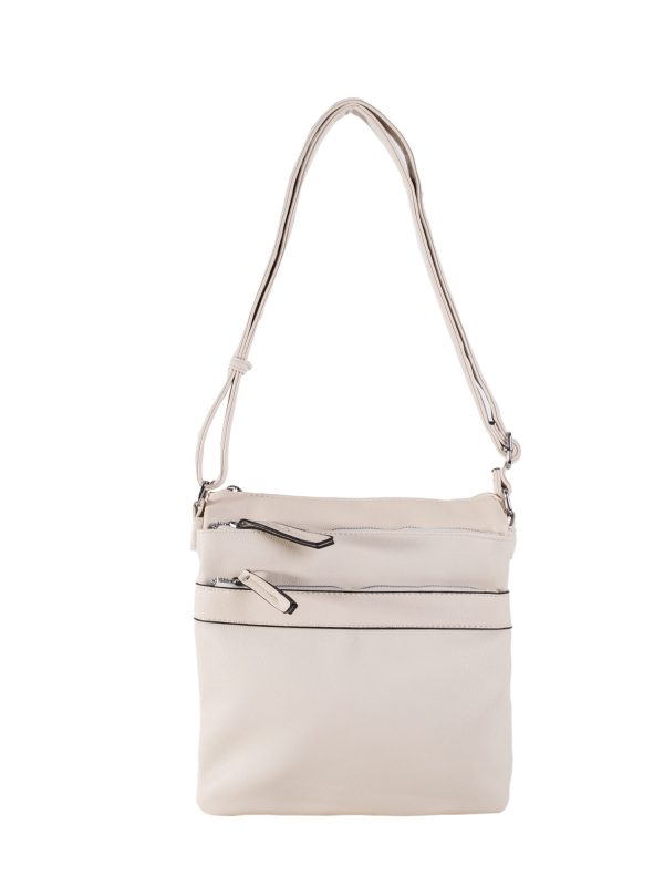 Light Beige Women's Long Strap Shoulder Bag