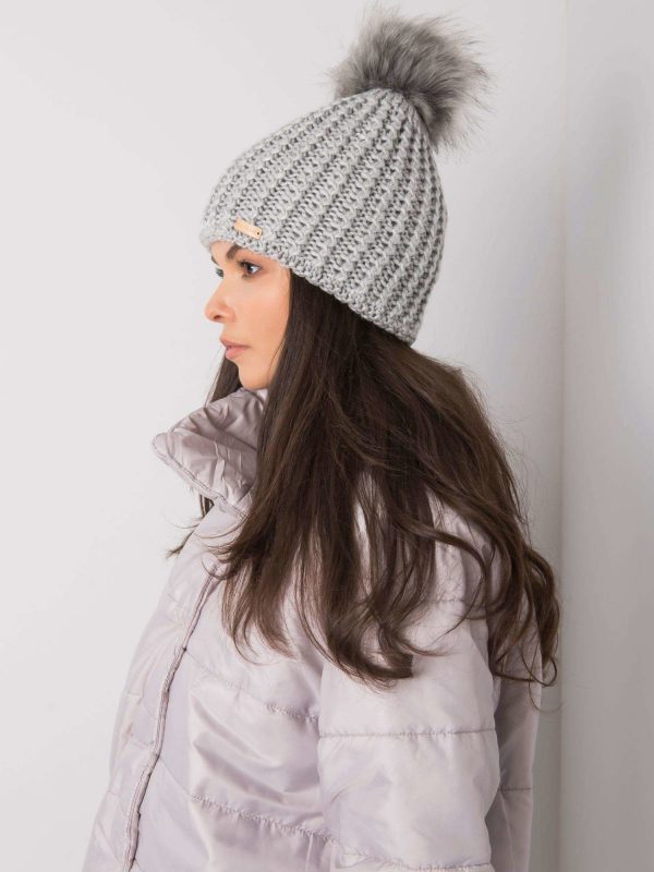 Grey Women's Winter Hat