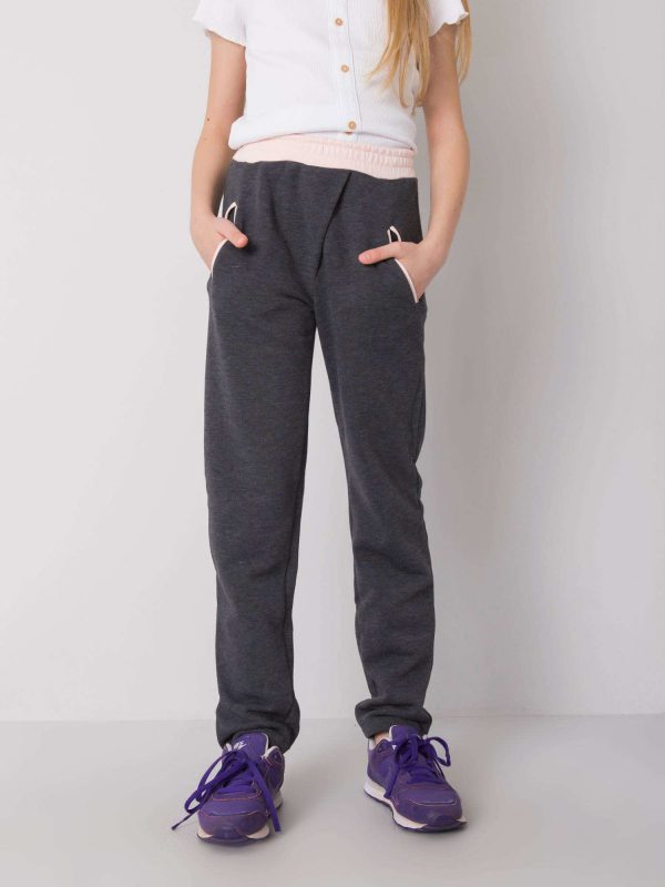 Graphite sweatpants for girl DODO KIDS