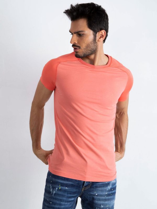 Spaceship Men's Coral T-Shirt