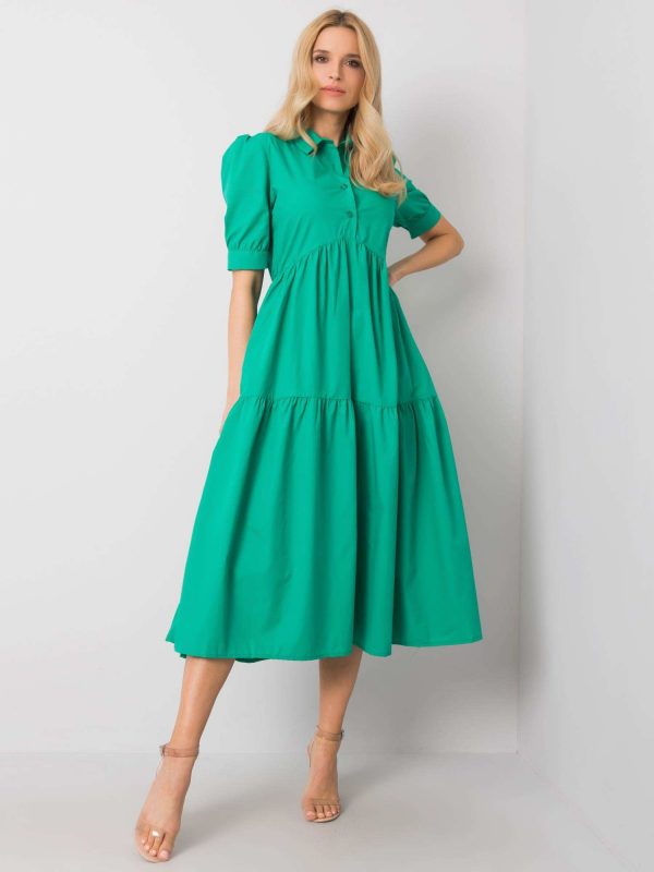 Roselyn RUE PARIS green dress