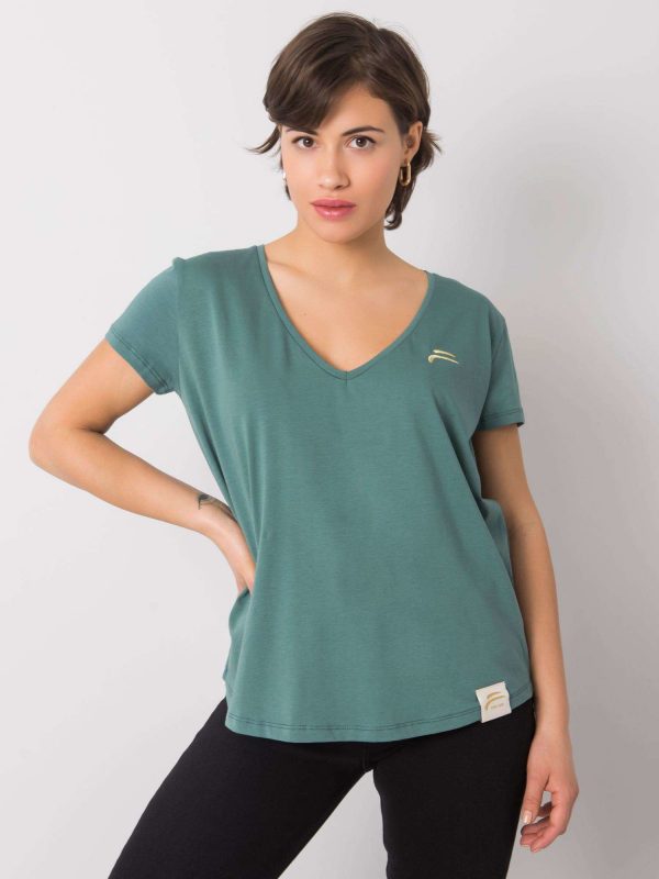 Dark green t-shirt Ginny FOR FITNESS