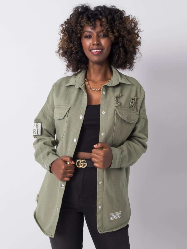 Khaki shirt Kiana RUE PARIS