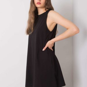 Black Casual Dress Susan RUE PARIS