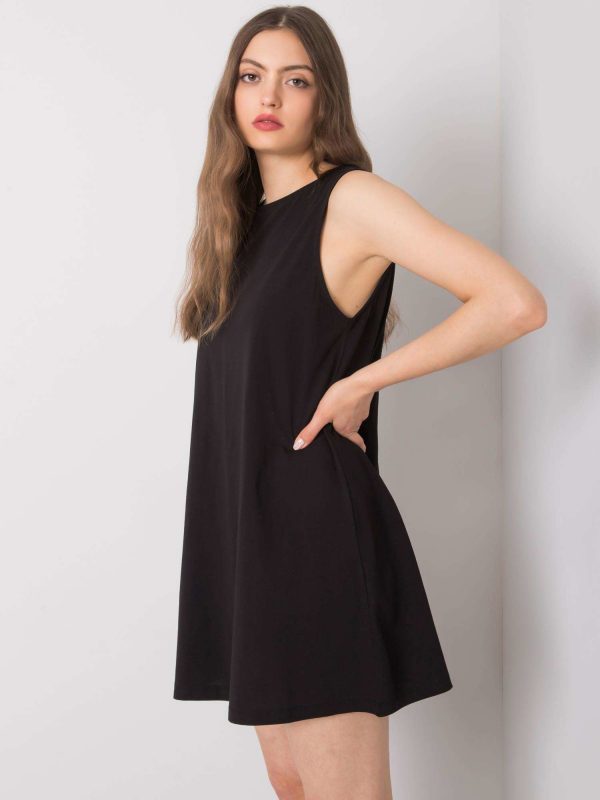 Black Casual Dress Susan RUE PARIS