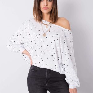 White polka dot blouse Mabel RUE PARIS